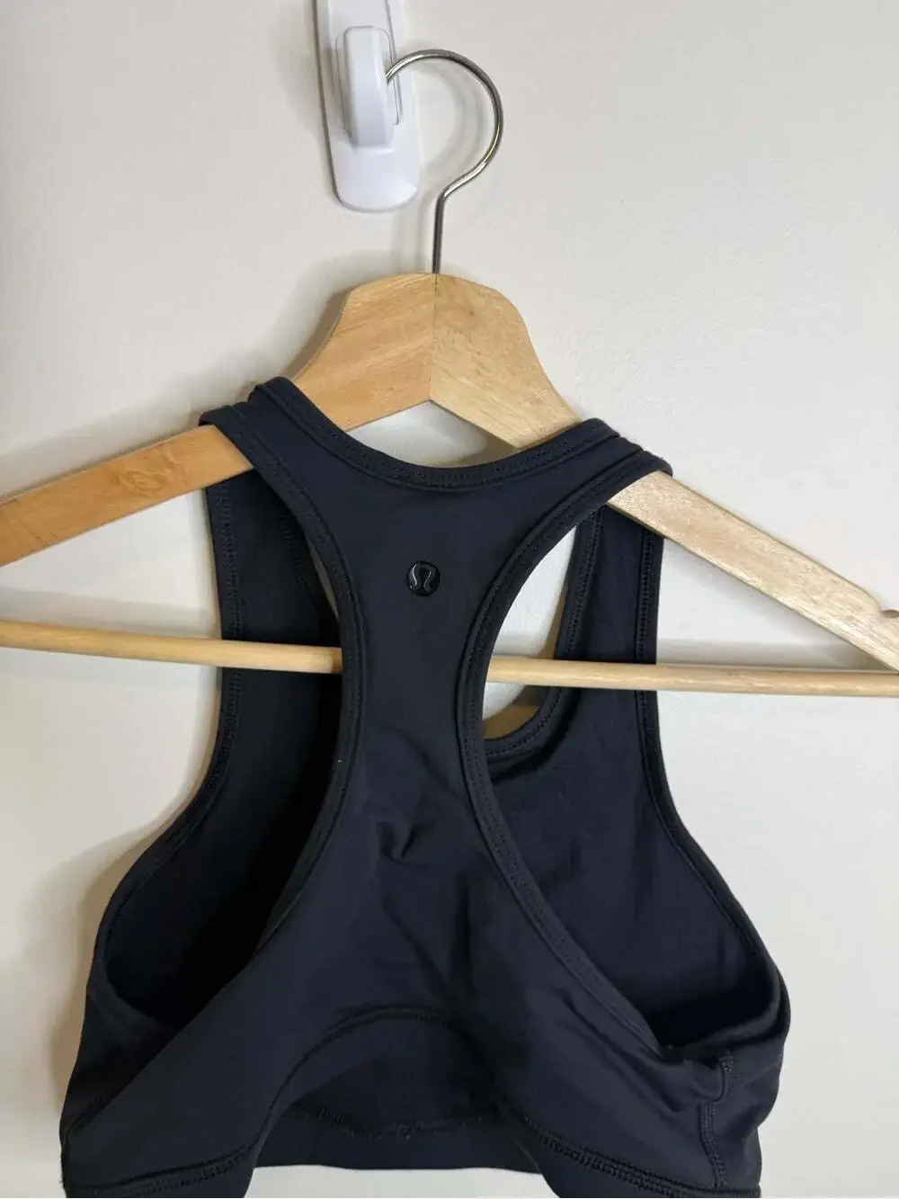 lululemon athletica Black Racerback Sports Bra size 4